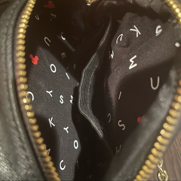 Disney Loungfly Mickey Shaped Crossbody Bag - Picture 2 of 4